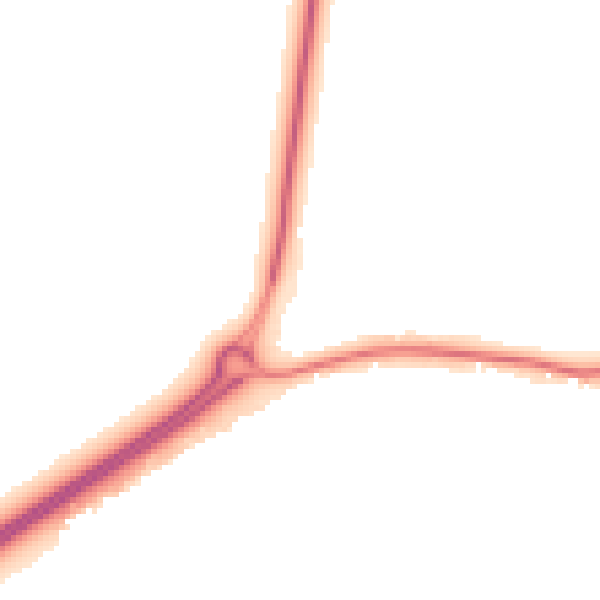 Night-time road noise heatmap for IP12 1TS