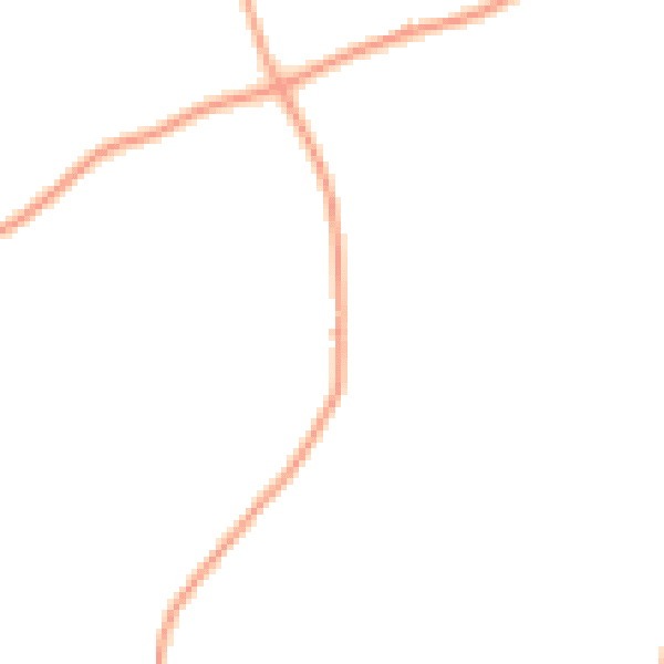Daytime road noise heatmap for IP12 2DE