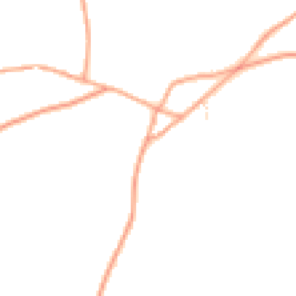 Daytime road noise heatmap for IP12 2DY