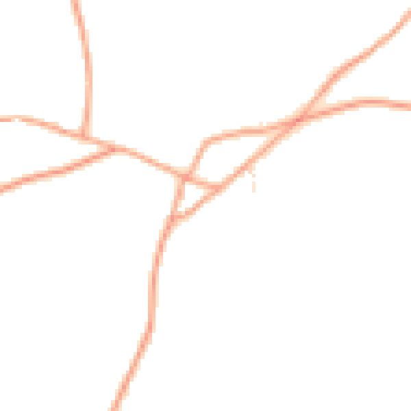 Daytime road noise heatmap for IP12 2DZ