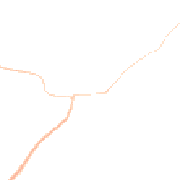 Night-time road noise heatmap for IP12 2JA