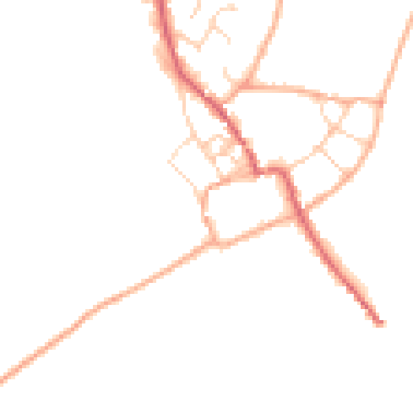 Daytime road noise heatmap for IP12 2ND