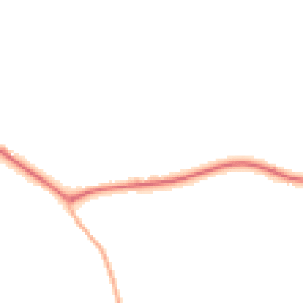 Night-time road noise heatmap for IP12 2RH