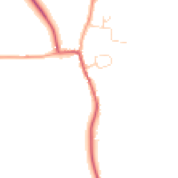 Daytime road noise heatmap for IP12 3BW