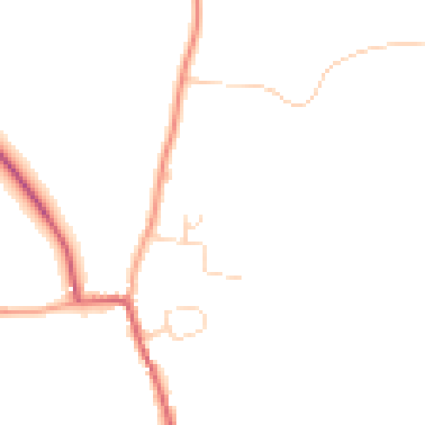 Daytime road noise heatmap for IP12 3DG