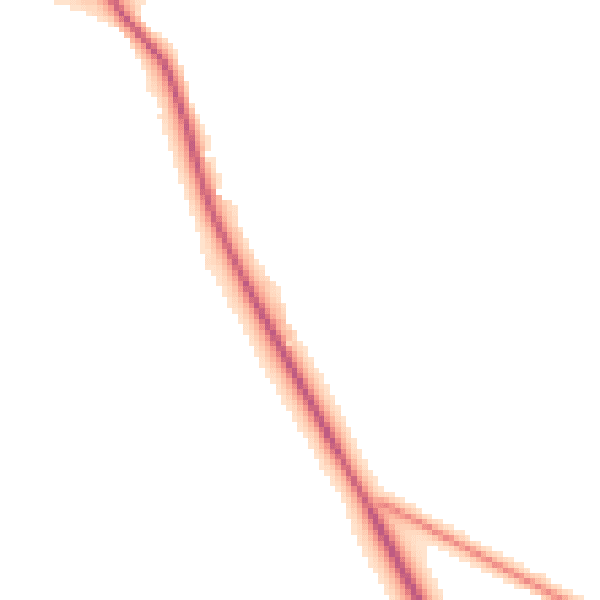 Daytime road noise heatmap for IP12 3DW