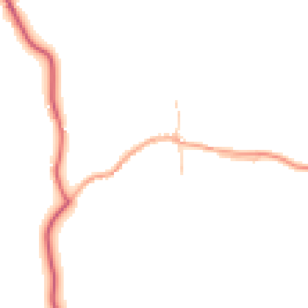 Daytime road noise heatmap for IP12 3EZ