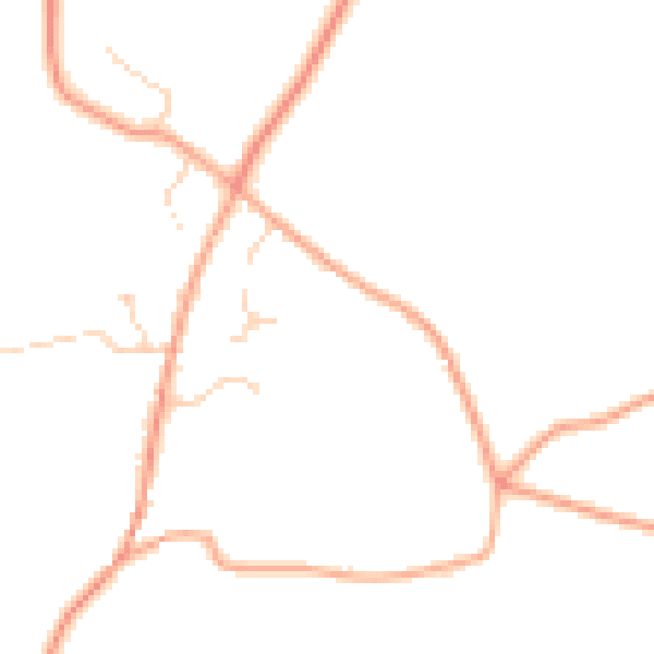 Daytime road noise heatmap for IP12 3FA