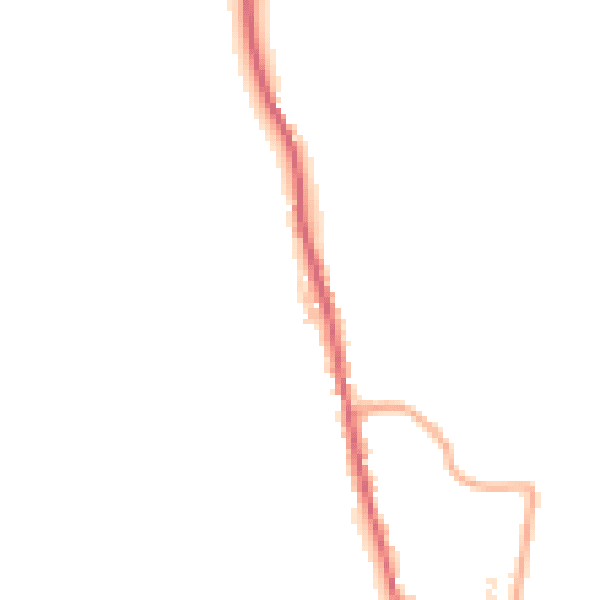 Daytime road noise heatmap for IP12 3FF