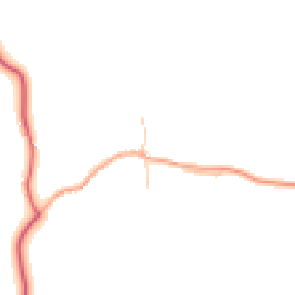Daytime road noise heatmap for IP12 3HJ