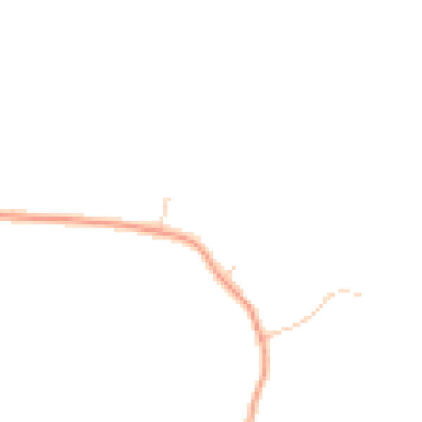 Daytime road noise heatmap for IP12 3JT