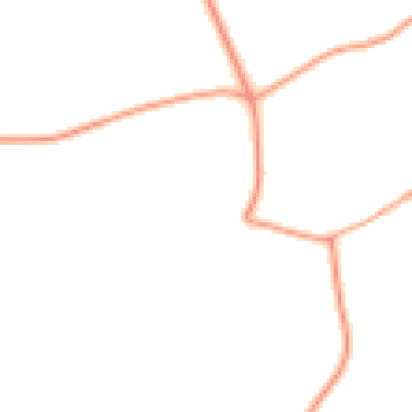 Daytime road noise heatmap for IP12 3NP