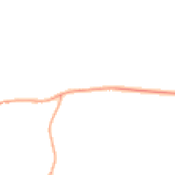 Daytime road noise heatmap for IP12 3PU