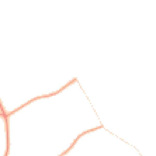 Daytime road noise heatmap for IP12 3QE