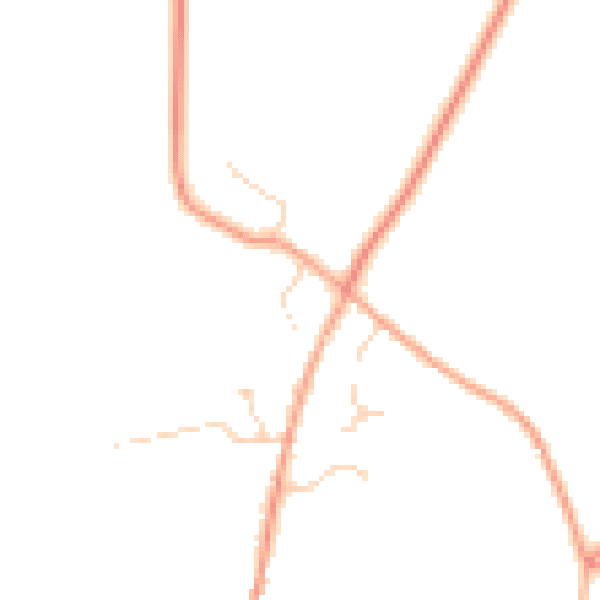 Daytime road noise heatmap for IP12 3QL