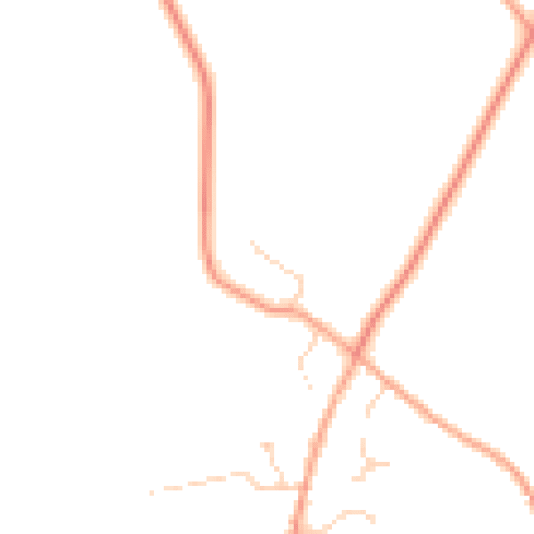 Daytime road noise heatmap for IP12 3QP