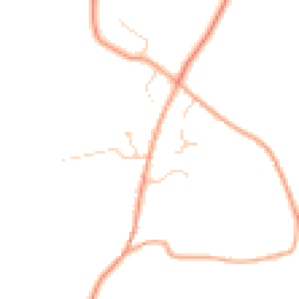 Daytime road noise heatmap for IP12 3QU