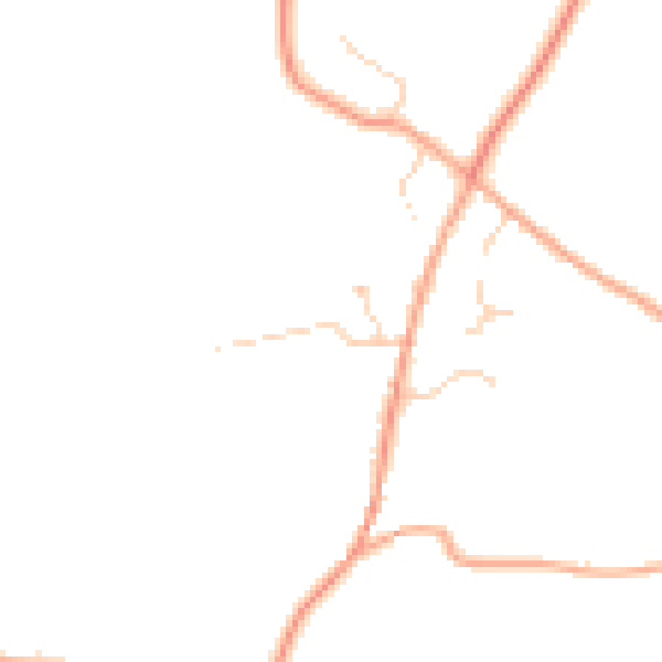 Daytime road noise heatmap for IP12 3QX