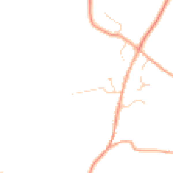 Daytime road noise heatmap for IP12 3QY