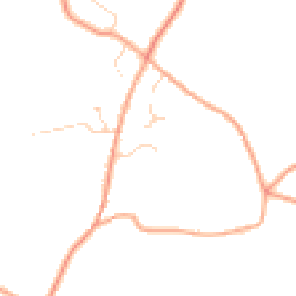 Daytime road noise heatmap for IP12 3RB