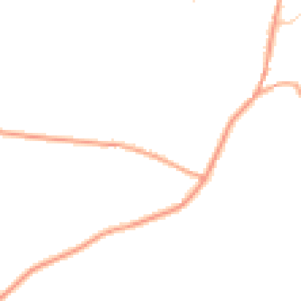 Daytime road noise heatmap for IP12 3RY
