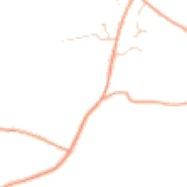 Daytime road noise heatmap for IP12 3SF