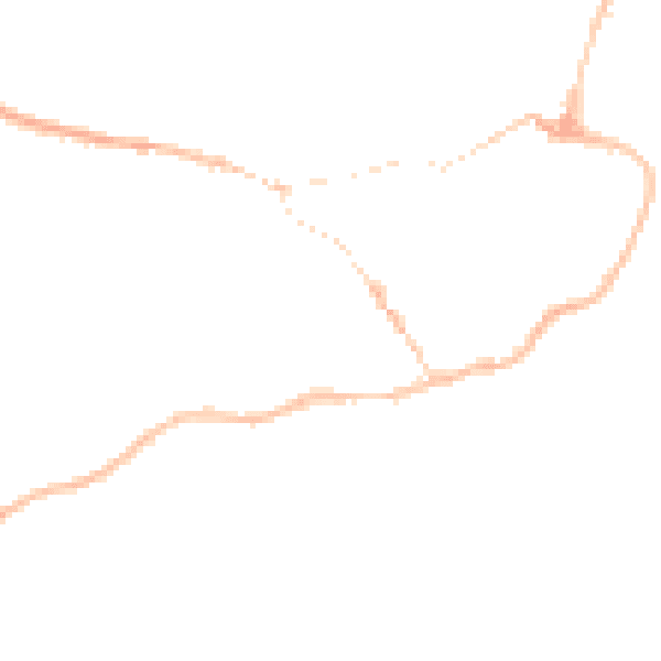 Night-time road noise heatmap for IP12 4AP