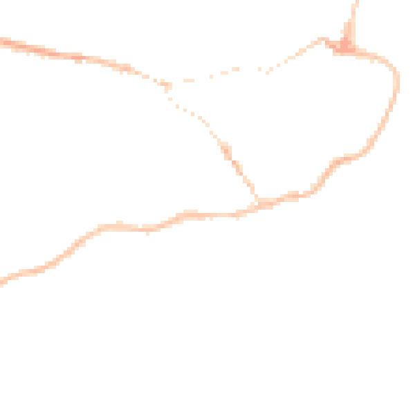 Night-time road noise heatmap for IP12 4AU