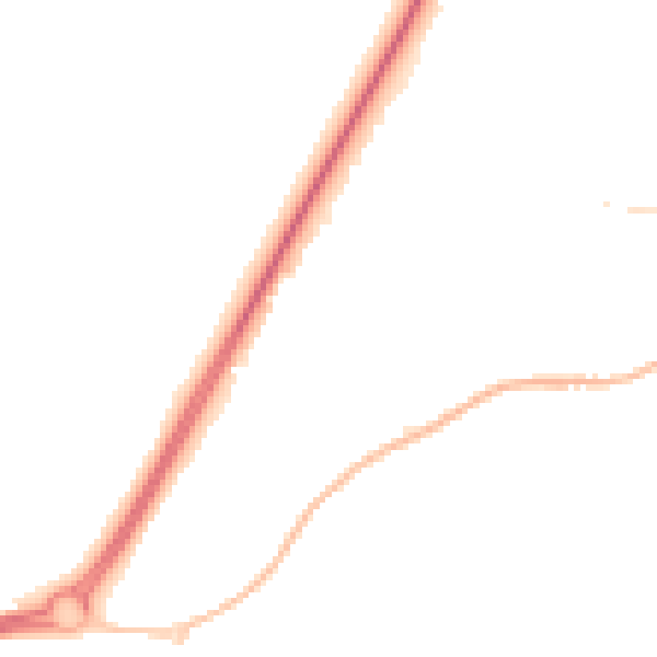 Night-time road noise heatmap for IP12 4EQ