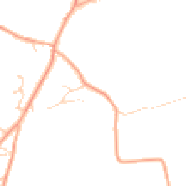 Daytime road noise heatmap for IP12 4RS