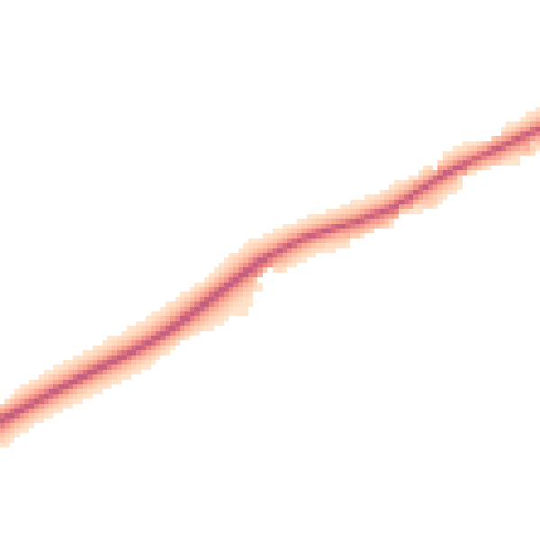Night-time road noise heatmap for IP13 0AD