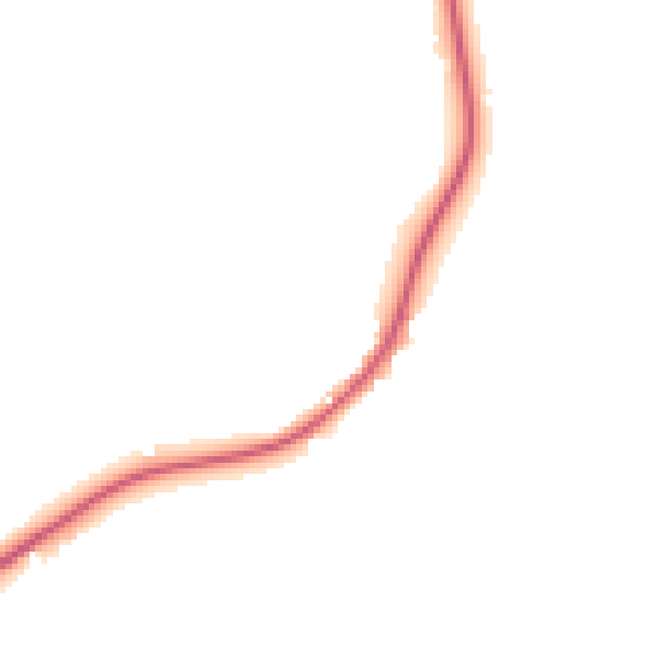 Night-time road noise heatmap for IP13 0BD