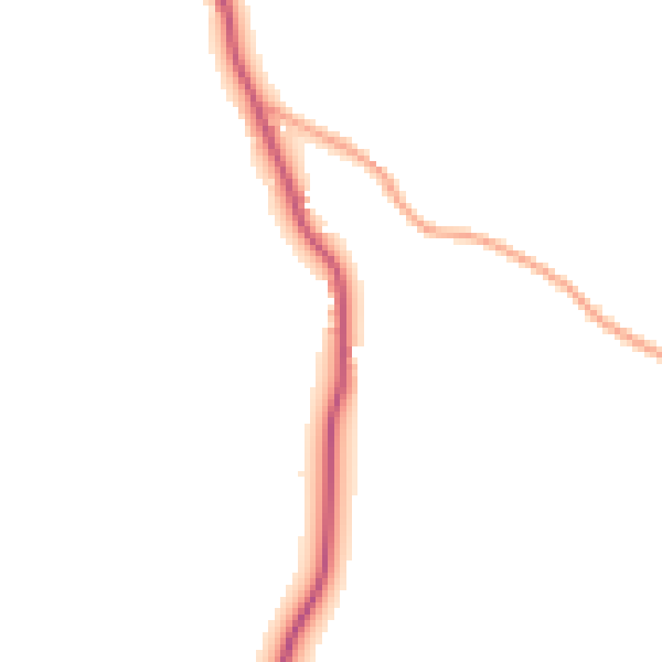 Daytime road noise heatmap for IP13 0DL