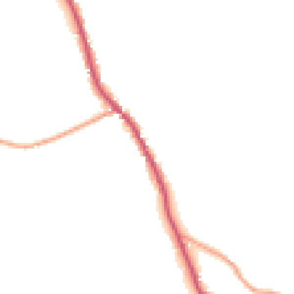 Daytime road noise heatmap for IP13 0DR