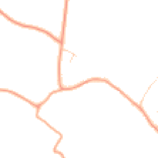 Daytime road noise heatmap for IP13 0EF