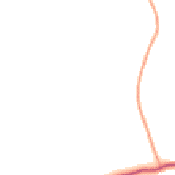 Daytime road noise heatmap for IP13 0LZ