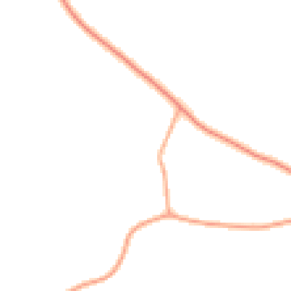 Daytime road noise heatmap for IP13 6BN