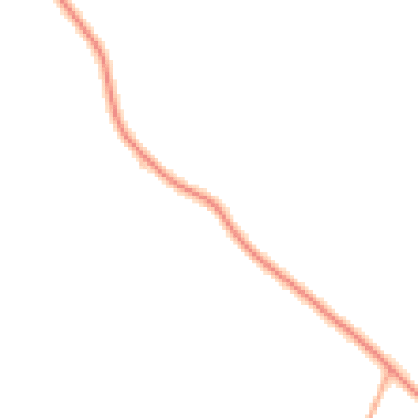 Daytime road noise heatmap for IP13 6BP