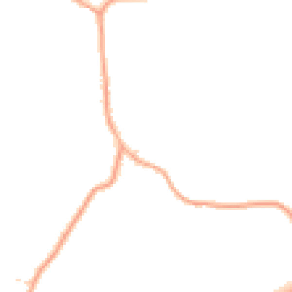 Daytime road noise heatmap for IP13 6DE