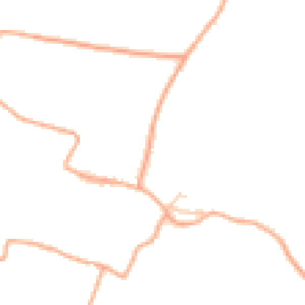 Daytime road noise heatmap for IP13 6LA