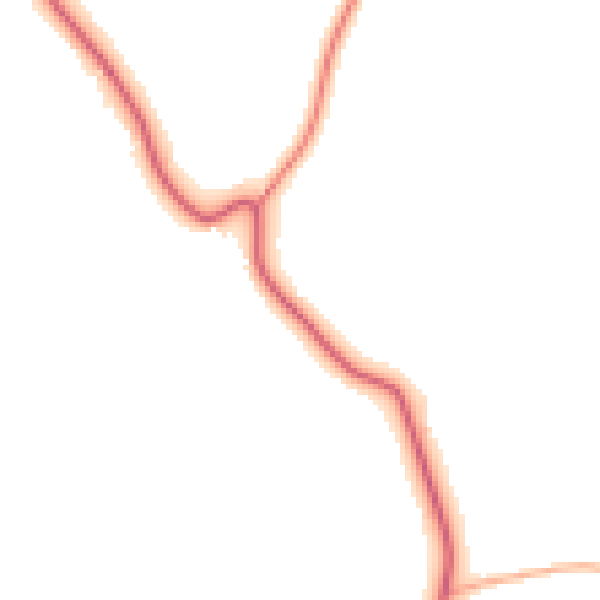 Daytime road noise heatmap for IP13 6QA