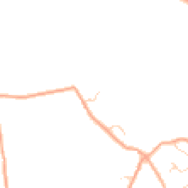Daytime road noise heatmap for IP13 6SJ