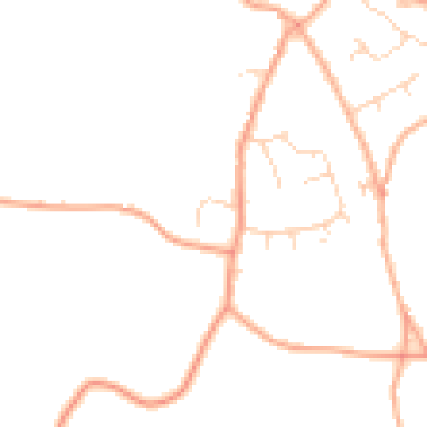 Daytime road noise heatmap for IP13 6US