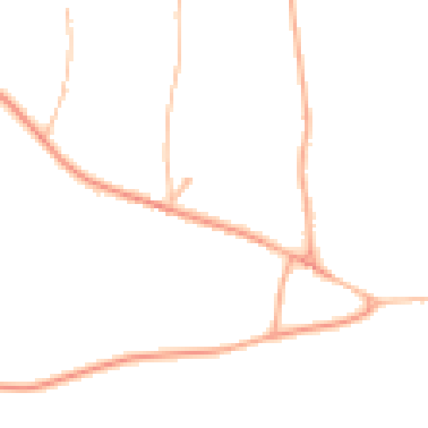 Daytime road noise heatmap for IP13 7AE