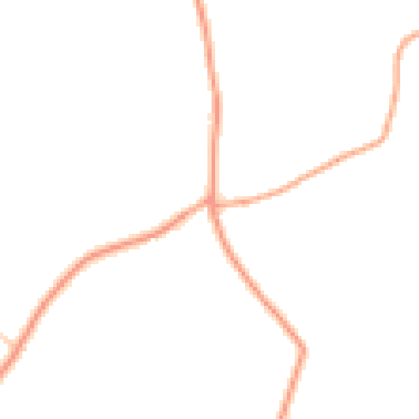 Daytime road noise heatmap for IP13 7BN