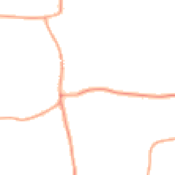 Daytime road noise heatmap for IP13 7DR
