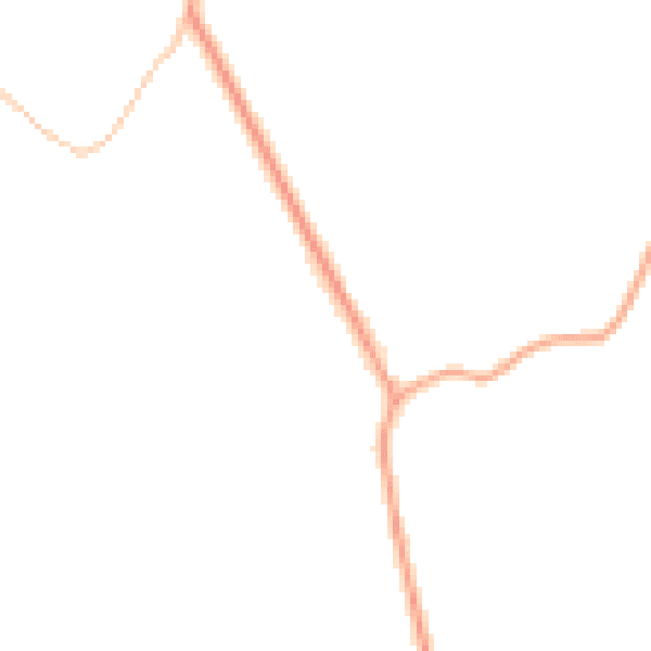 Daytime road noise heatmap for IP13 7HH