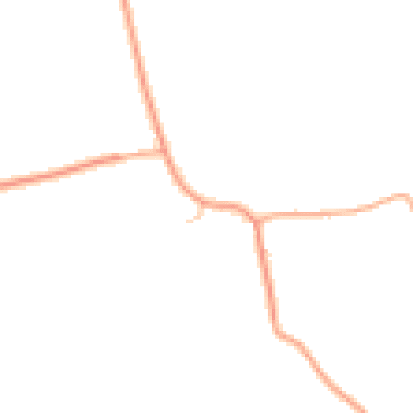 Daytime road noise heatmap for IP13 7JH