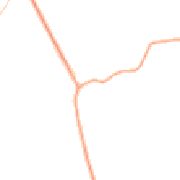 Daytime road noise heatmap for IP13 7PQ