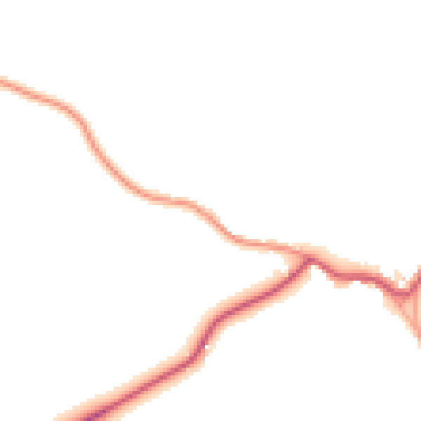 Daytime road noise heatmap for IP13 7RN